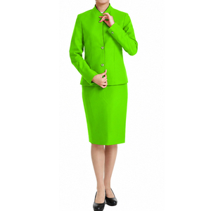 Ensemble d'uniformes d'hôtesse de l'air pour femmes, tendance et confortable, avec logo personnalisé et couleur unie – Vente en gros - Product Image 3