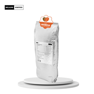 Café Milano Robusta Torréfaction Légère Grains Entiers Sac de 1kg Full City + Grind pour Filtre et Machine - Product Image 1