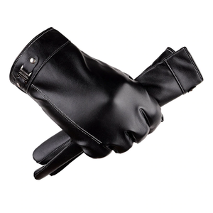 Guantes de cuero sintético con agarre avanzado, con estructura de palma reforzada y diseño de dedos flexibles para un manejo preciso. - Product Image 2
