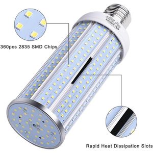 หลอดไฟ LED ขนาดใหญ่ 80 วัตต์ 8000 ลูเมน 6500K แสงขาวกลางวัน AC 85V-265V ขั้วโมกุล E39 8000 ลูเมน 6500K แสงขาวกลางวัน - Product Image 6