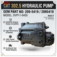 Pompe hydraulique principale 209-5419 pour mini-excavatrice Caterpillar 302.5, ensemble de pompe à engrenages Casappa DVP11-04S5