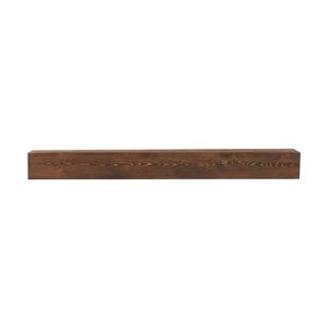 Mensola per Caminetto in Legno Naturale 60'' X 8'', Capacità di Carico 50 Libbre, Mensola Galleggiante da Parete Stile Rustico - Product Image 1