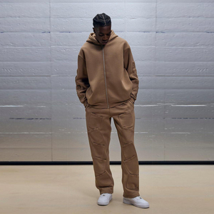 New Fashion <b>Plain</b> <b>Tracksuit</b> For Design Jogging Sets Two Piece Track Suits For Men Made In Pakistan For Sale Oem Service - Product Image 2