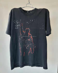 T-shirts graphiques surdimensionnés vintage personnalisés pour hommes DTG Print Acid Wash Streetwear Summer Plus Size Clothing - Product Image 1