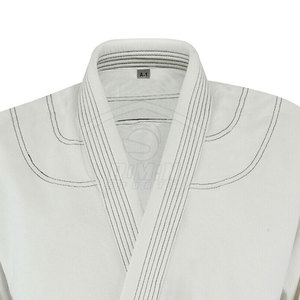 Service OEM, combinaisons de Jiu-Jitsu Brésilien 100% coton, légères, couleur unie, respirantes, combinaisons de Jiu-Jitsu Brésilien de haute qualité, nouveau style. - Product Image 4