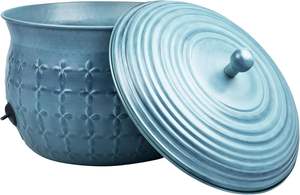 Support de rangement pour tuyau d'arrosage en bronze orné avec base surélevée, organisateur décoratif d'extérieur - Product Image 5