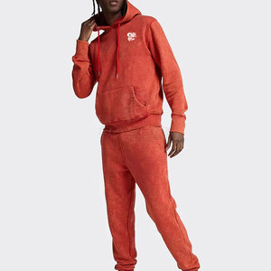 Conjunto Deportivo Estilo Urbano con Lavado Ácido, Tela Premium, Acabado Suave al Tacto, Look Moderno, Ropa Casual para la Temporada de Invierno, Cómodo - Product Image 3