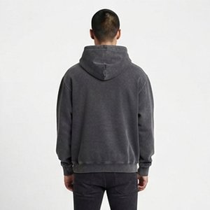 Sweat-shirt à capuche surdimensionné pour homme, personnalisé avec logo, en coton French Terry de haute qualité, imprimé, avec poche avant, décontracté, pour l'automne – Ventes record - Product Image 2