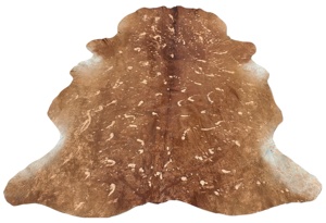 Cuero de vacuno color bronceado y blanco para tapicería, cuero con pelo para sillones, sillones decorativos y decoración de interiores y exteriores - Product Image 6