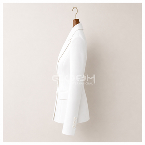 Cosh International Delta Sigma Greek Apparel, Abrigo de Alta Calidad para Mujer, Estilo Blazer, de Manga Larga, para Hermandades Universitarias - Product Image 3