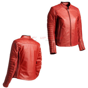 High Quality <b>Men's</b> Stylish Breathable Motorcycle Leather <b>Jacket</b> with Customizable Options - Product Image 6