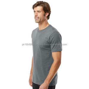 T-shirts unisexes en jersey fin 100% coton peigné, tees unis et solides, packs en gros - Product Image 4