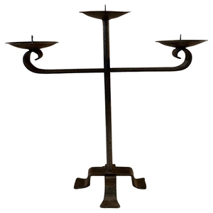 Porte-bougie en fer forgé à la main avec finition thermolaquée, support à 5 niveaux polyvalent pour la décoration intérieure, pièce maîtresse de chambre à coucher - Product Image 4