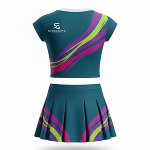 Traje de Porristas Profesional para Mujer con Impresión Digital por Sublimación y Proveedor de Fábrica de Marca Privada 2026 - Product Image 3