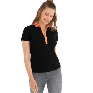 T-shirt décontracté pour femme en tissu toile 100 % coton, séchage rapide et respirant, avec combinaisons de couleurs modernes - Product Image 5