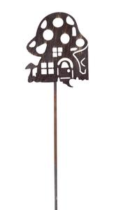 Décorations de jardin modernes en fer forgé : Gnomes chat et citrouille pour Halloween, ornements d'extérieur pour allées - Product Image 5