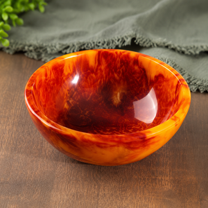 Tazón de Resina Hecho a Mano para Servir Postres, Tazón Premium para Snacks, Tazón para Helado, Tazón para Frutas, Tazón para Ensaladas, Vajilla Decorativa Moderna para la Mesa de Cocina - Product Image 1