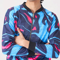Ensemble de survêtement personnalisé pour hommes, impression intégrale, veste et pantalon pour activités d'entraînement d'équipe