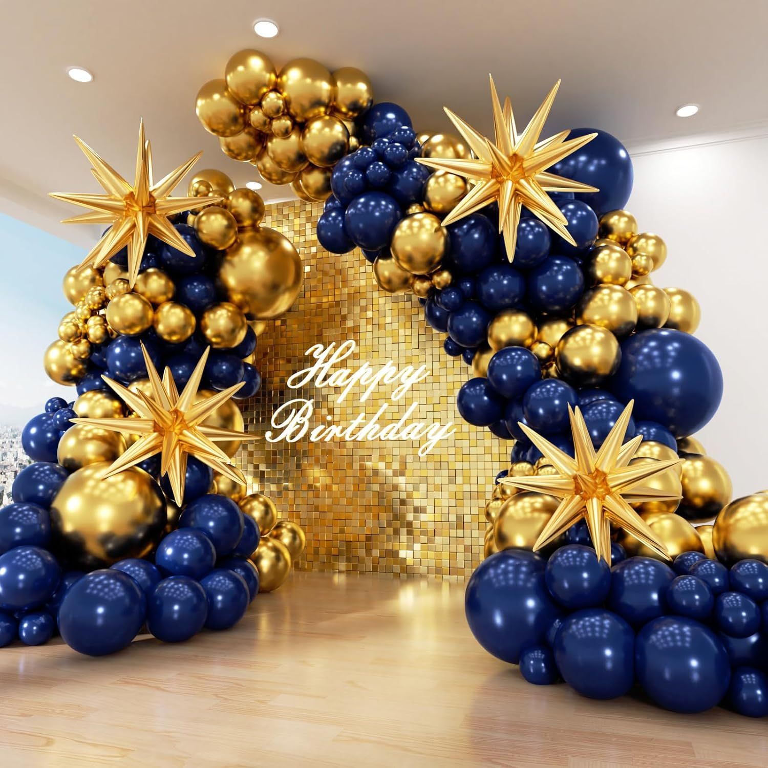 Blue and Gold Color