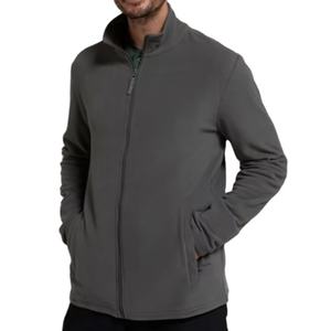 Veste Polartec 100% polyester légère et confortable en polaire pour hommes, fermeture à glissière intégrale personnalisée, parfaite pour l'extérieur, à bas prix quantité minimale de commande Bangladesh - Product Image 1