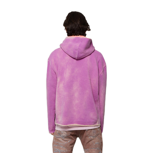 Sudadera con capucha para hombre, diseño ajustado, MOQ bajo, sin cordón, lavado ácido, personalizada, ecológica, cortavientos, de peso pesado - Product Image 2