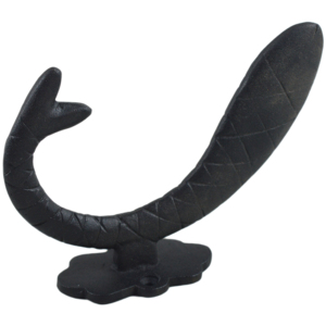 Ganchos para Toallas con Diseño de Tema Negro Decorativo, Acabado Brillante en Color Oscuro y Pintado, Diseño Elegante - Product Image 1