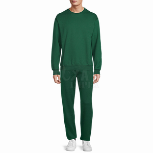Échantillon gratuit de sweatshirt ras du cou à manches longues pour hommes doublé polaire hiver automne chaud pull décontracté élégant vêtements confortables vente - Product Image 4