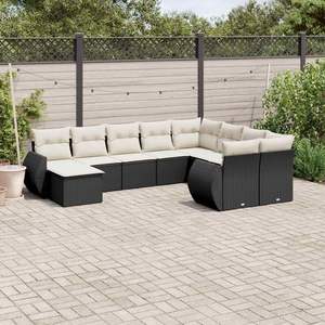 Conjunto de Sofás Negros para Jardín - Product Image 1