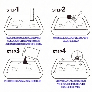 ทรายแมวเบนโทไนต์ 9 ลิตร เป็นมิตรต่อสิ่งแวดล้อม ปราศจากฝุ่น เม็ดแห้งกรอบ ควบคุมกลิ่น OEM/ODM - Product Image 2