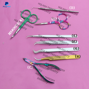 แหนบสแตนเลสคุณภาพสูง ทนทาน ปลายหยักหลากสี สำหรับตกแต่งคิ้ว ป้องกันไฟฟ้าสถิตย์ ขนาด 8-20 มม. - Product Image 5