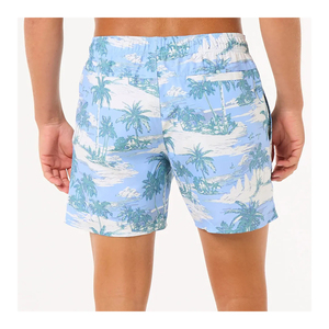 High Street Custom Printed Solid Casual Satin Swim <b>Trunks</b> 4 Way Stretch <b>Mens</b> Beach Shorts Soft Fabric Lightweight - Product Image 2