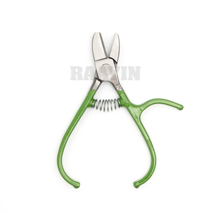 5 Inch DIY Fruit Harvest Clippers Industrial Grade Right Hand Anti-Slip PVC Soft Grip <b>Handle</b> Japan Stainless Steel Garden - Product Image 5