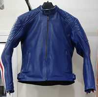 Veste en cuir de haute qualité pour motards, tissu épais et sûr, pour hommes et femmes, veste de moto tendance.