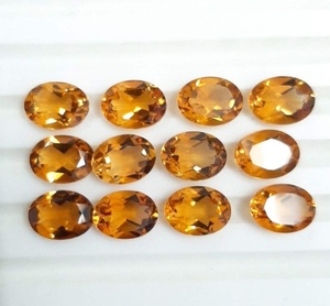 Citrino Natural Premium Transparente Brillante, Corte Ovalado Facetado, Precio por Pieza, Comprar Ahora en Línea, Piedras Preciosas para Anillos, Collares, Abalorios, Fabricación de Joyas - Product Image 4