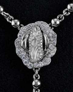 Collier chaîne à maillons en argent 925 avec pendentif croix Jésus en moissanite, style hip-hop, chaînes personnalisées unisexe, certifié tendance, bijoux fins - Product Image 5