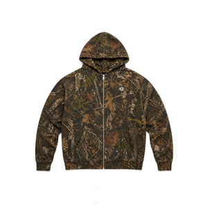 Hot Selling Custom Camouflage All Over Digital RealTree Print hoodies Boxy Fit Zip Up Street Fashion <b>Camo</b> Heavyweight <b>Men</b> <b>Jacket</b> - Product Image 4