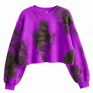 Nouveau design, sweat-shirt en coton uni, vente en gros, sweat-shirt pour femmes, sweats à capuche pour femmes, sweat-shirt femme - Product Image 6