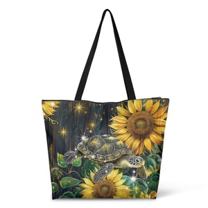 Sac à main pliable et réutilisable pour femme, motif tortue de mer, en papier Dupont, sac à bandoulière pour jeune femme, prix d'usine, faible MOQ, 29 - Product Image 3