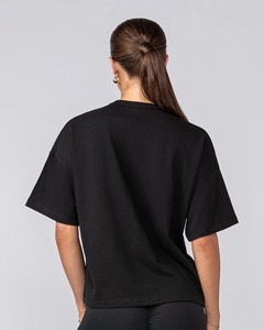Camisetas de Mujer OEM Más Vendidas, Transpirables, de Algodón Grueso Comprimido, Corte Ajustado, Manga Corta, Cuello Redondo, Color Personalizado - Blanco Liso - Product Image 2