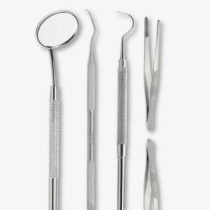 Juego de Diagnóstico Dental de Acero Inoxidable de Alta Calidad con Exploradores de Doble Punta y Pinzas Dentales, Kit Básico para Cirugía - Product Image 5