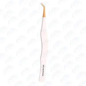 Pinzas para Extensión de Pestañas de Volumen Ruso para Aplicación Profesional, Pinzas de Alta Calidad con Puntas Finas y Estrechas - Product Image 5