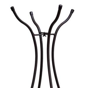 Bain d'oiseaux en métal peint à la main avec support pliable en métal, décoratif pour jardin extérieur, piédestal pour cour et patio, décoration de jardin. - Product Image 6