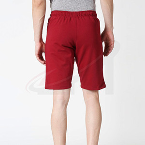 Pantalones Cortos Rojos de Algodón para Hombre, Suaves, Transpirables, Cómodos para el Verano, Ligeros, de Punto, con Logotipo de Marca Personalizado - Product Image 3