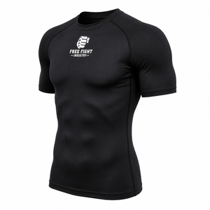 Camiseta de Manga Larga para Hombre, para Deportes de Contacto, Color Negro, Secado Rápido, Transpirable, Ecológica, UPF50+, Antibacteriana, Poliéster 160g - Product Image 3