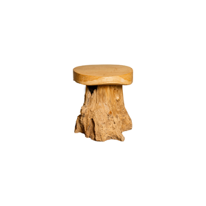 ARTERRA Premium Eco-Friendly Teak Root Mushroom <b>Stool</b>-Durable Rustic Design for Villa Hotel Apartment & Warehouse Use - Product Image 1