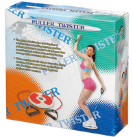 ALLWINWIN TWD19 Twisting Disc - Papan Latihan Putar Pinggang dengan Resistance Tube 11.5 inci