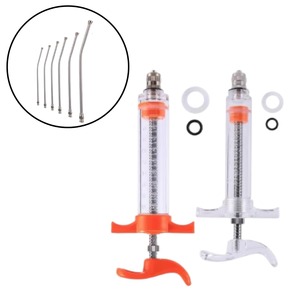 10ml 20ml Bird Feeding <b>Syringe</b> Curved <b>Needle</b> Veterinary Hand Feeding Tool for Parrot Pigeon Quail Avian Animal Care Supplies - Product Image 1