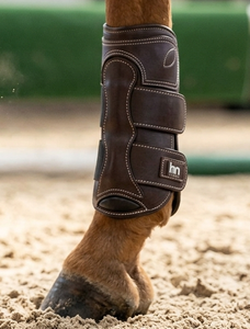 Bota de Salto Ecuestre de Cuero Genuino con Acabado Premium de Diseño - Product Image 3