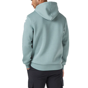 Pulls à capuche en polaire pour hommes, qualité supérieure, avec poches, mélange polyester/coton, finition délavée, broderie et impression personnalisées, vente en gros - Product Image 3