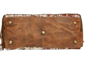 Sac de voyage robuste en cuir de qualité supérieure, sac de week-end de luxe, grande capacité, prix de gros - Product Image 2